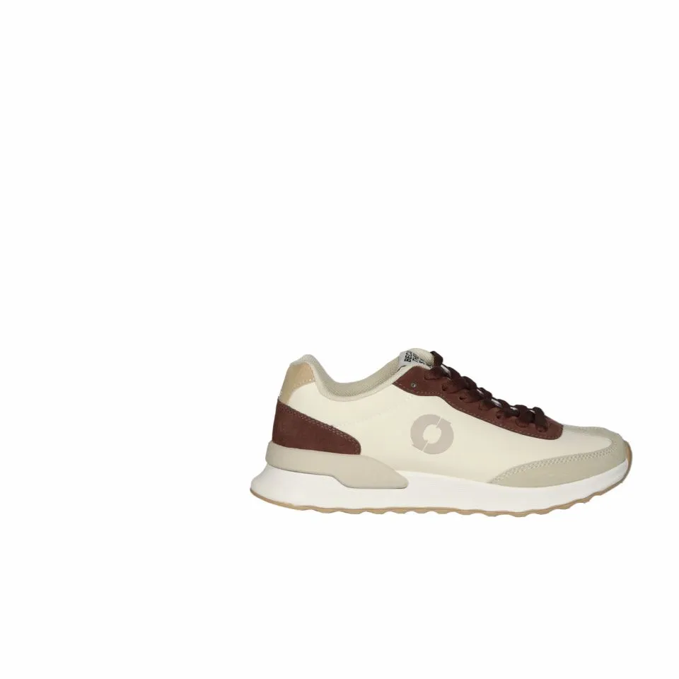 Sneaker Licra Beig Carrillera y Talon Nobuck Burdeos