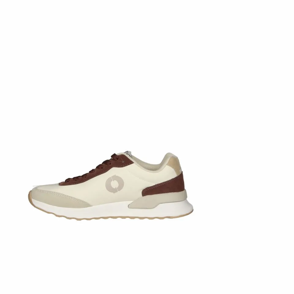 Sneaker Licra Beig Carrillera y Talon Nobuck Burdeos