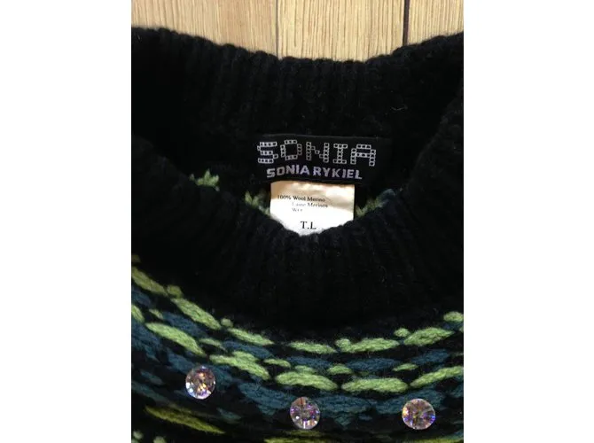 Sonia Rykiel Prendas de punto Negro Azul Verde 