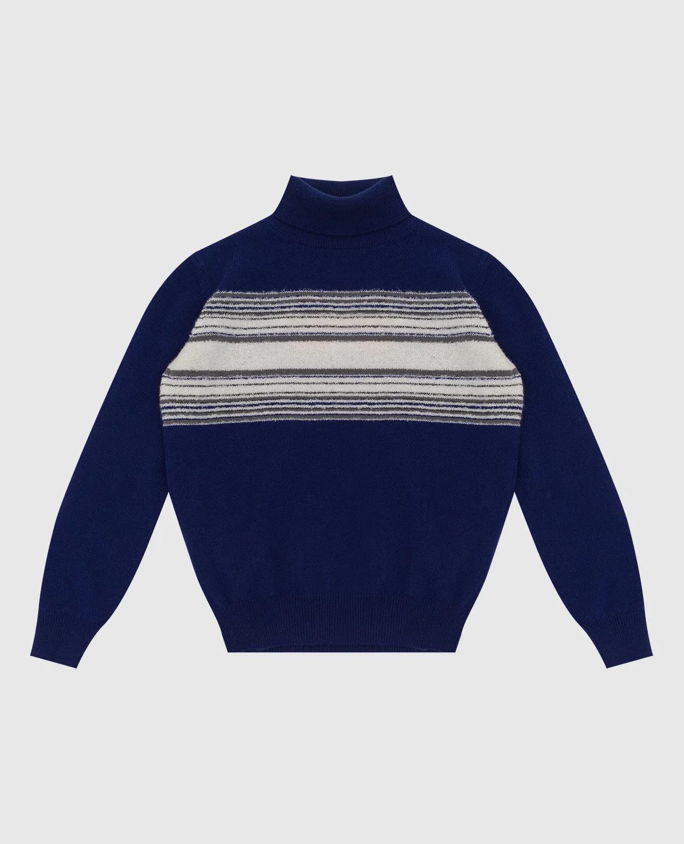 Stefano Ricci Children's sweater in cashmere, wool and silk with a pattern
