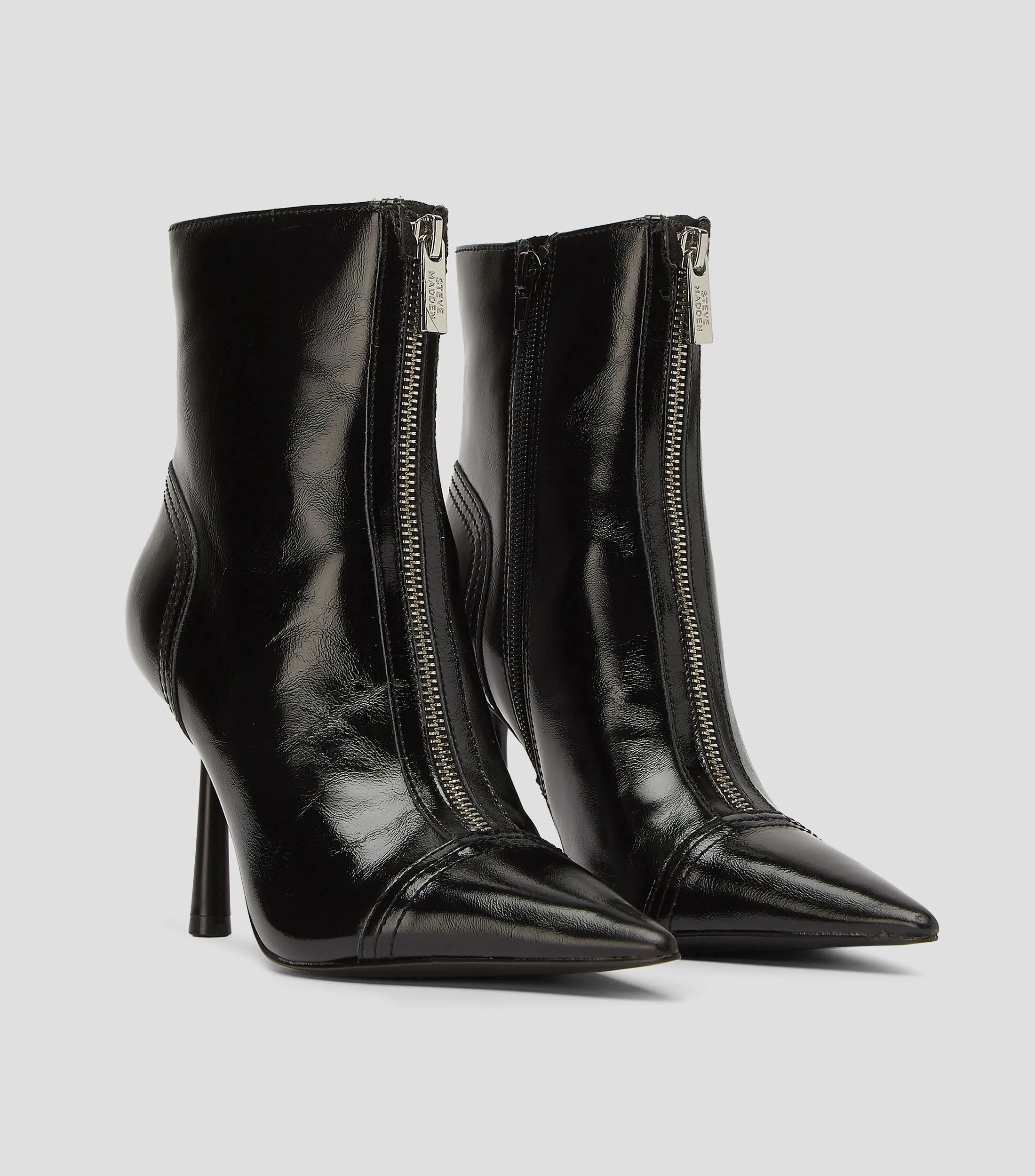 Steve Madden Botines casuales Kyndra en piel vacuna con tacón alto delgado Mujer