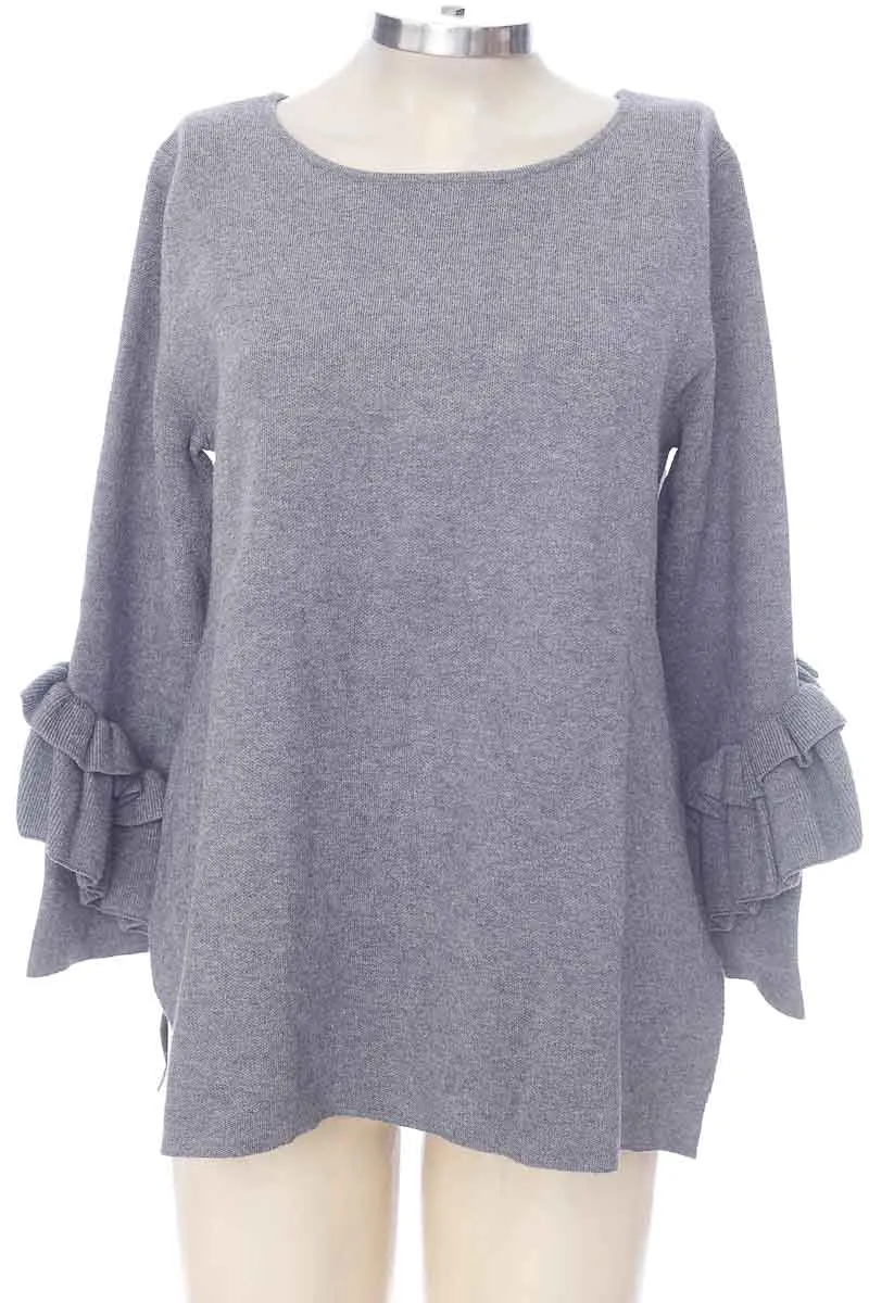 SWEATER COLOR GRIS  CARRETEL