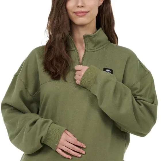 Sweater Leighton Mock Neck Verde