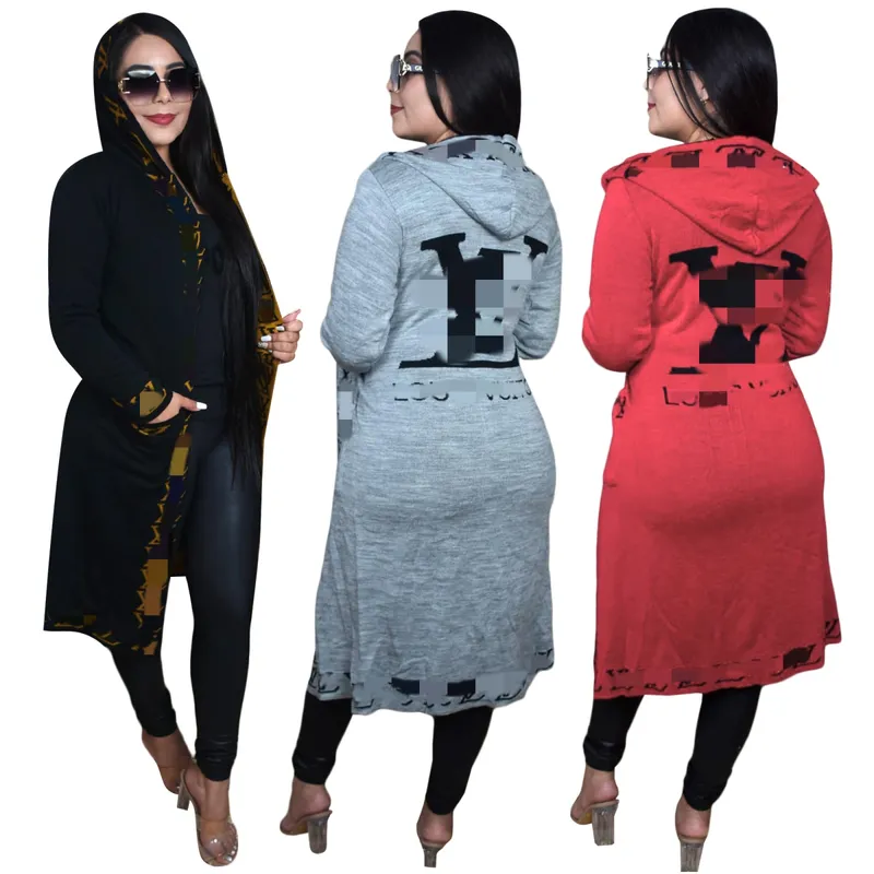 Sweaters de lana de diseñador Cardigan para mujer Cardigans largos casuales Abrigos de punto