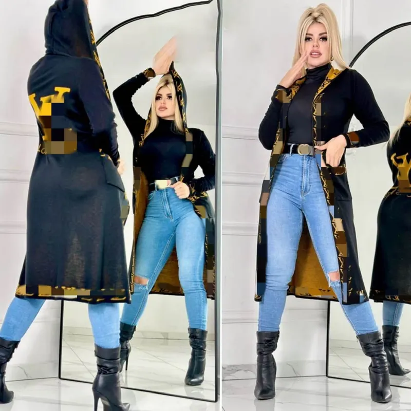 Sweaters de lana de diseñador Cardigan para mujer Cardigans largos casuales Abrigos de punto