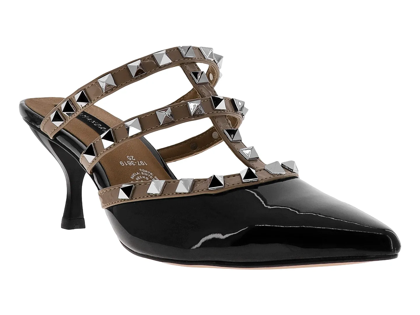 Tacones Salamandra 3619 Negro Para Mujer