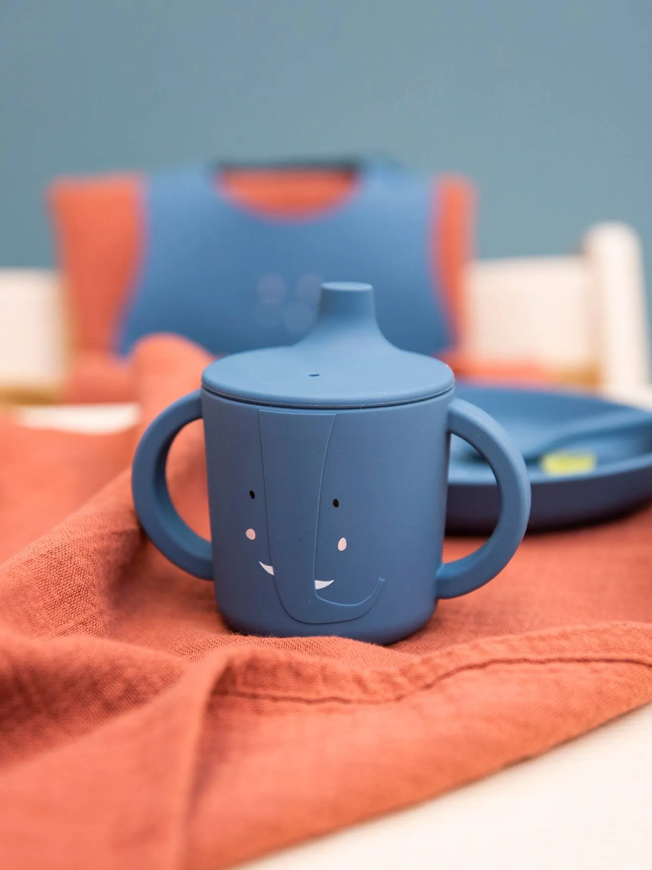 TAZA DE APRENDIZAJE DE SILICONA  ANIMAL  TRIXIE