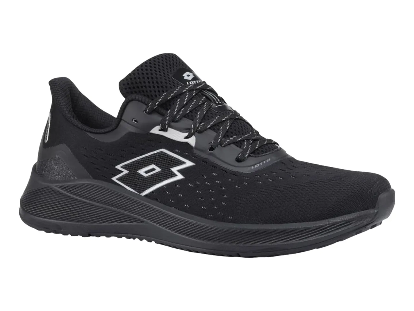 Tenis Lotto 0h415  Negro Para Hombre