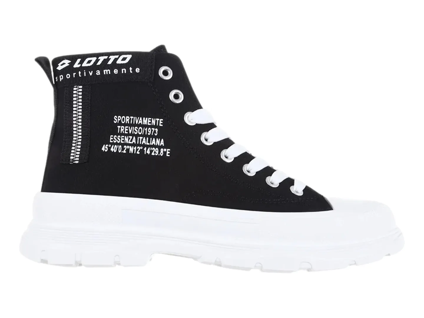Tenis Lotto Astor  Negro Para Mujer
