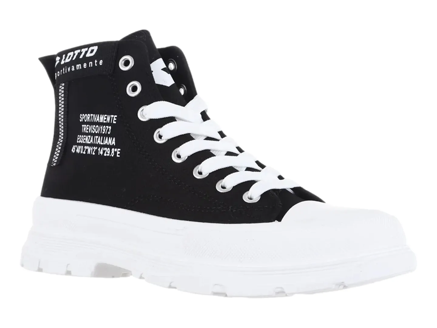 Tenis Lotto Astor  Negro Para Mujer