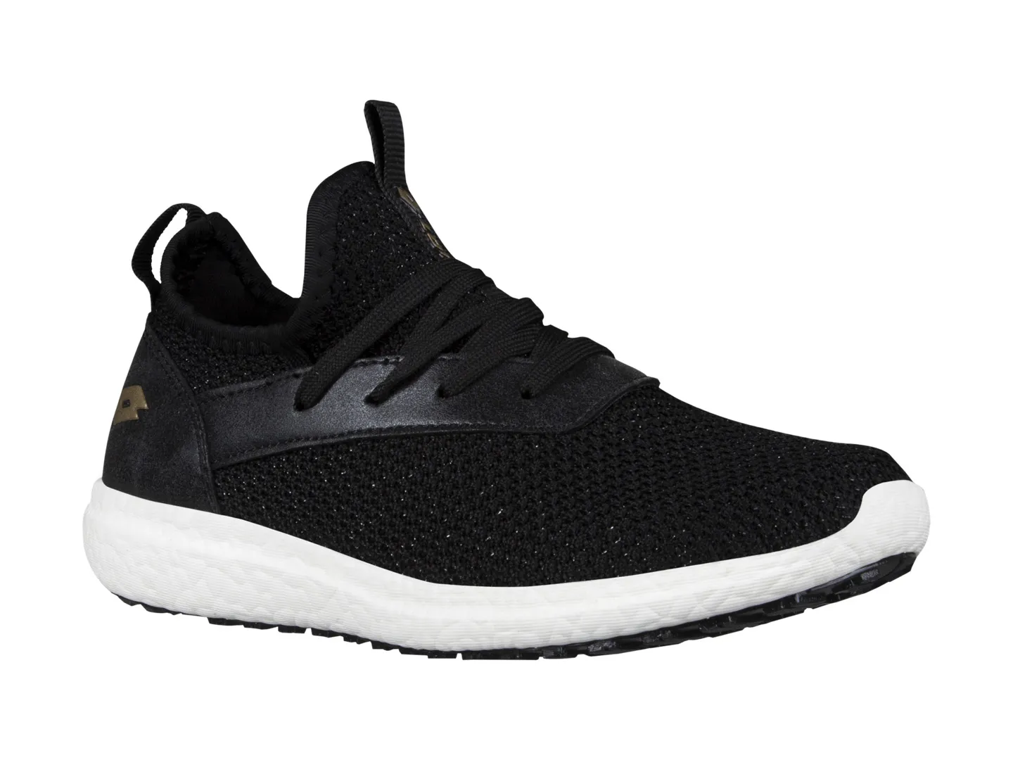 Tenis Lotto Bella  Negro Para Mujer