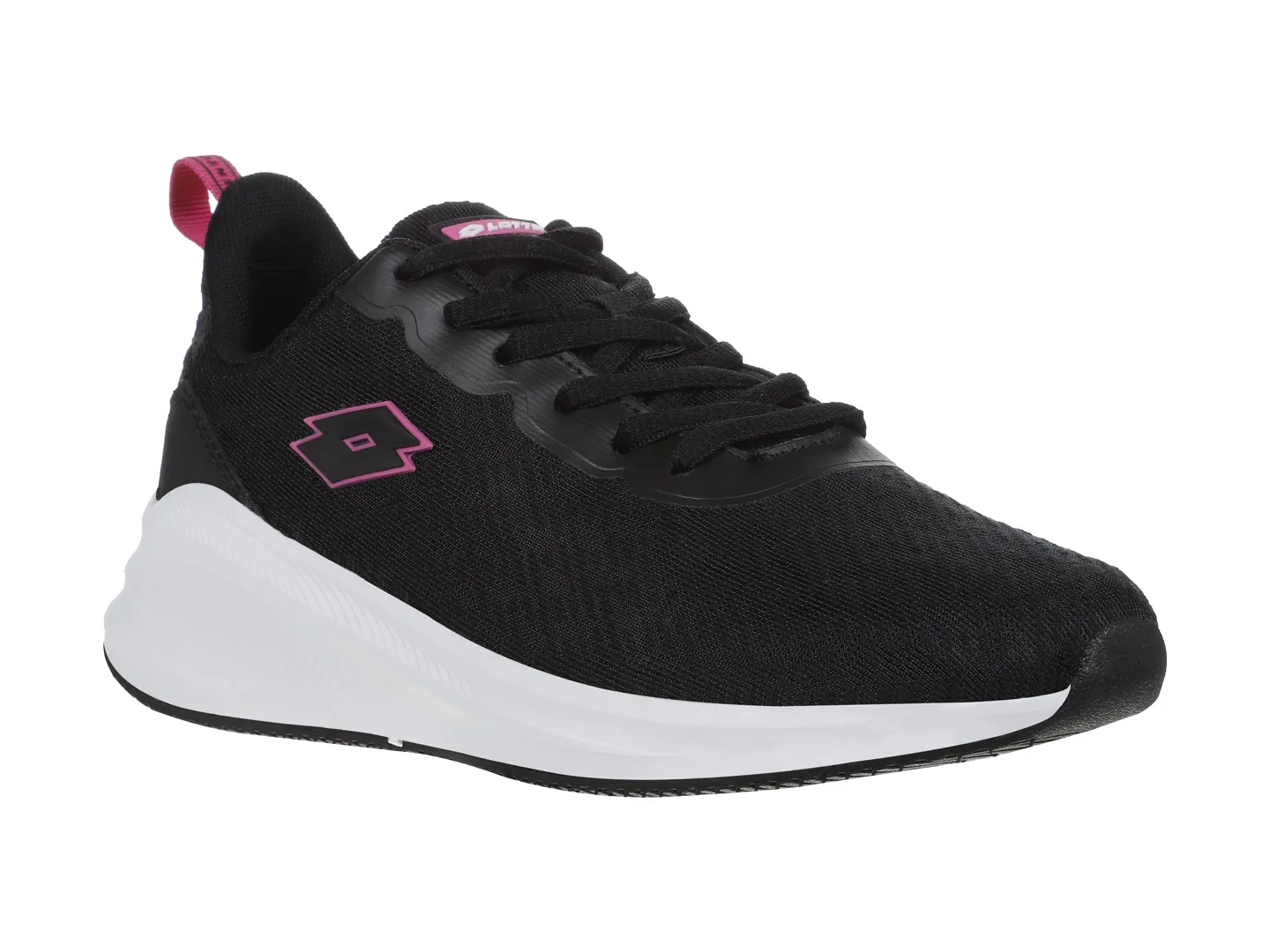 Tenis Lotto Meteris  Negro Para Mujer