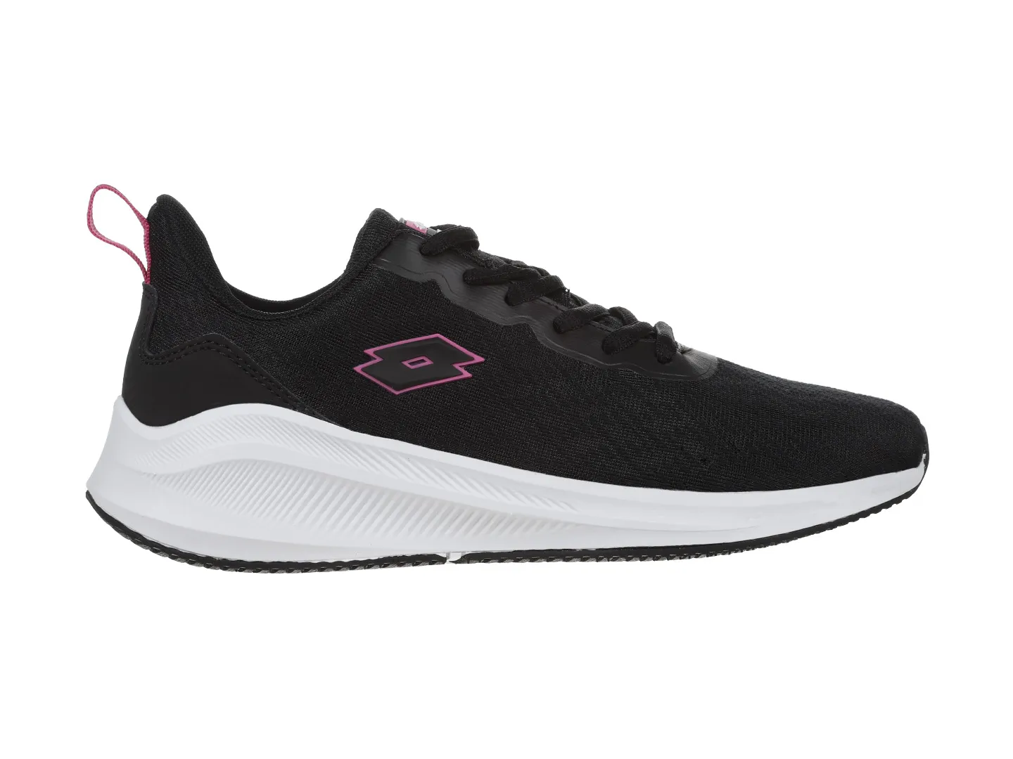 Tenis Lotto Meteris  Negro Para Mujer