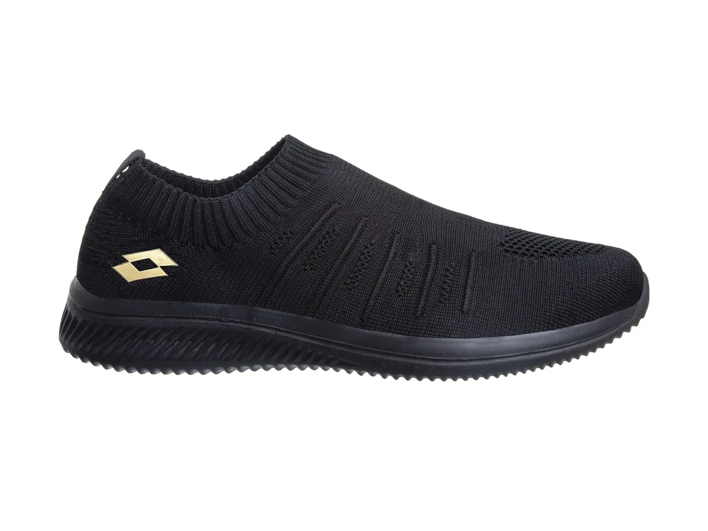 Tenis Lotto Mila  Negro Para Mujer