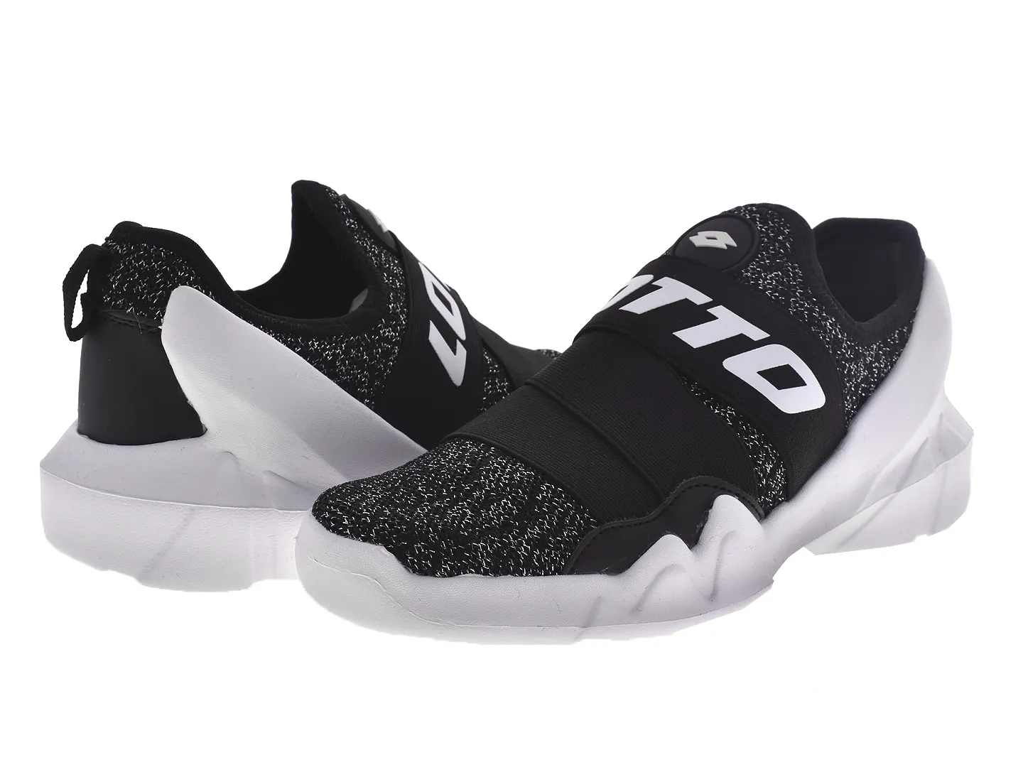 Tenis Lotto Montrel  Negro Para Mujer