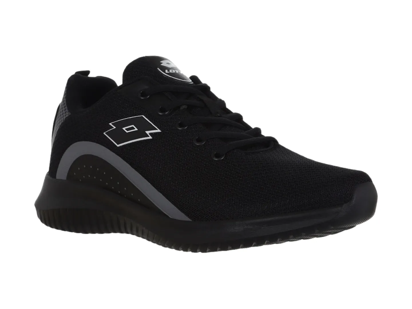 Tenis Lotto Rayan  Negro Para Hombre