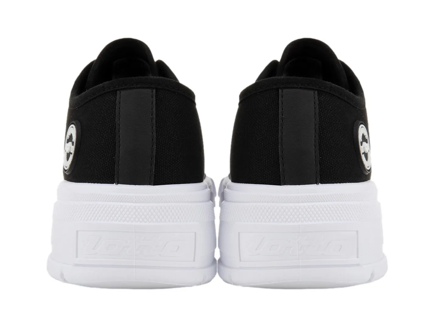 Tenis Lotto Ruvin Low  Negro Para Mujer