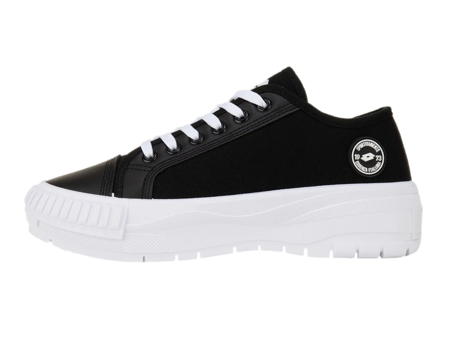 Tenis Lotto Ruvin Low  Negro Para Mujer