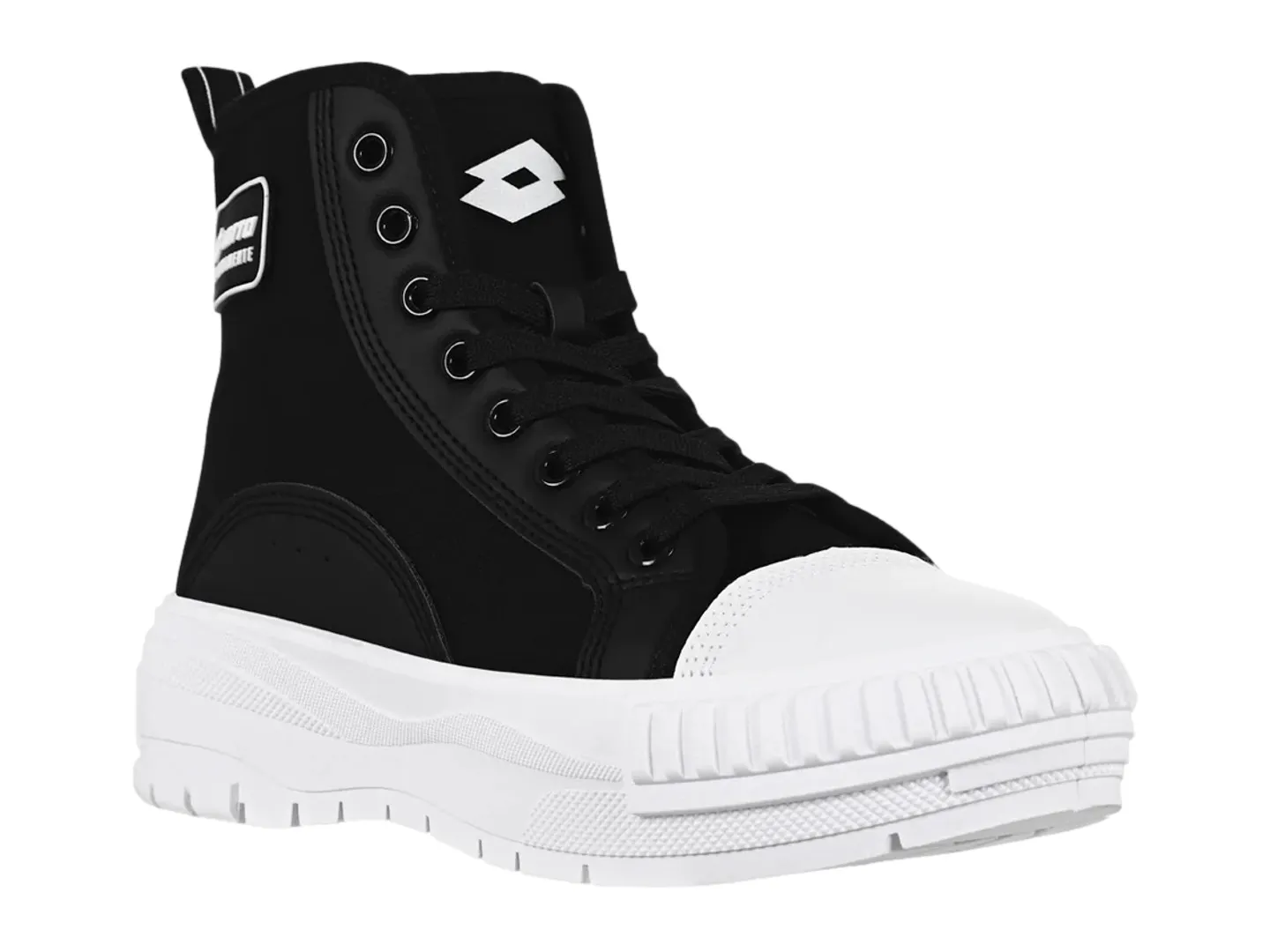 Tenis Lotto Ruvin  Negro Para Mujer