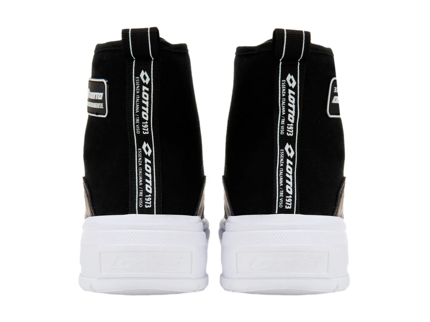 Tenis Lotto Ruvin  Negro Para Mujer