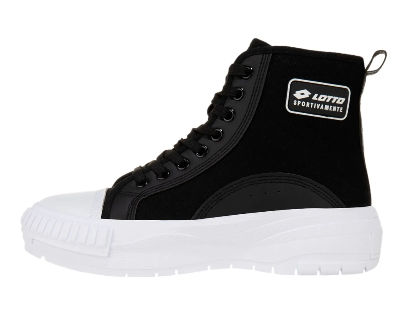 Tenis Lotto Ruvin  Negro Para Mujer