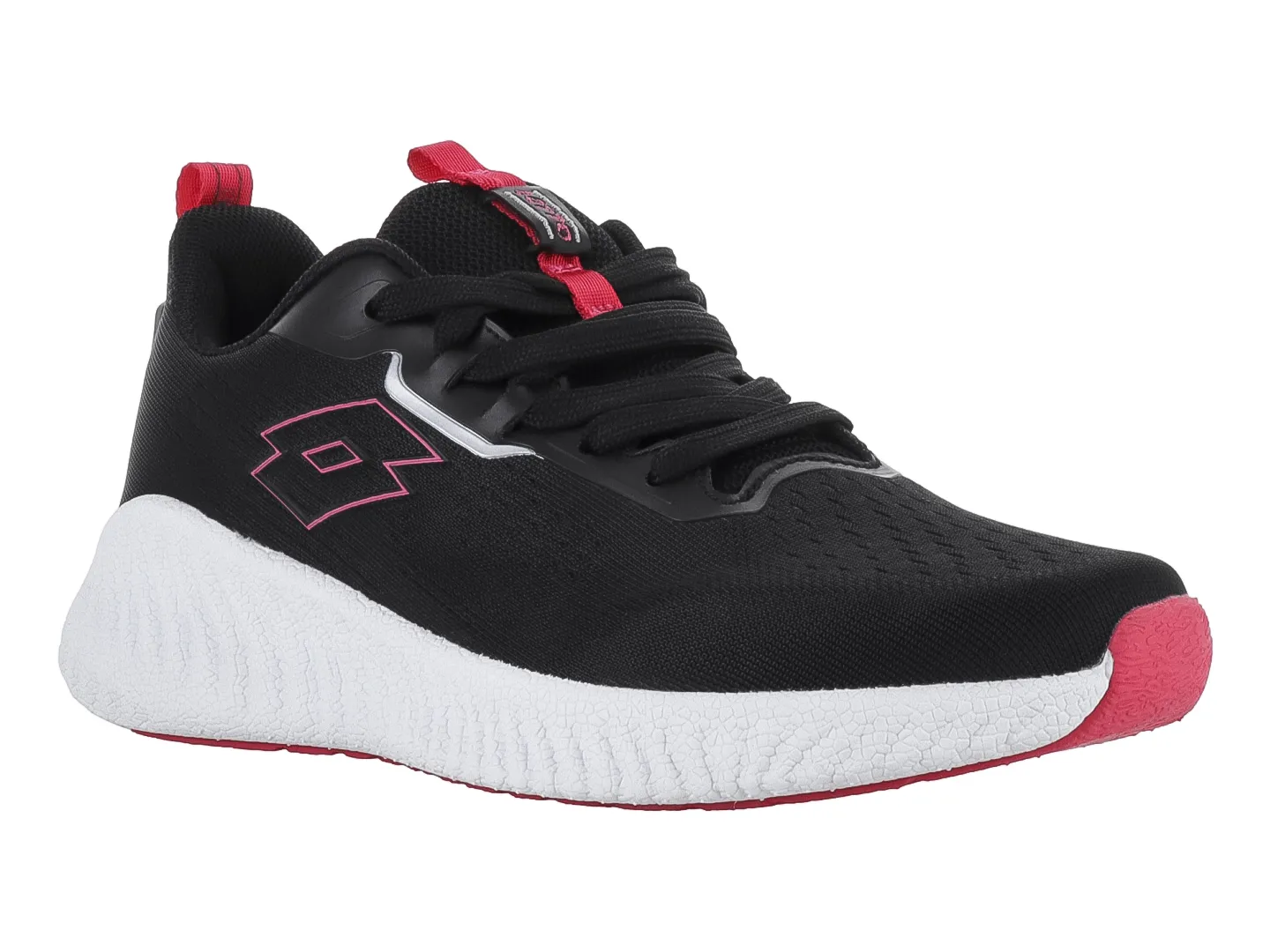 Tenis Lotto Zanasi  Negro Para Mujer