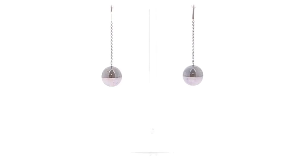 TIFFANY & CO Pendientes T.  metal Plata 