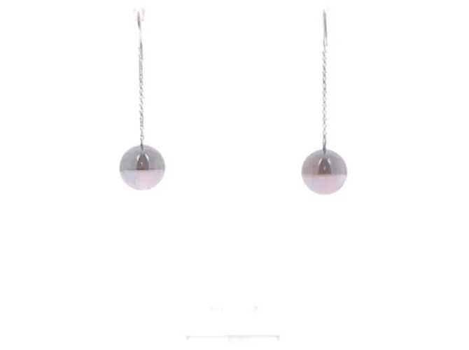 TIFFANY & CO Pendientes T.  metal Plata 