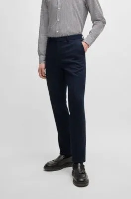 Traje con chaleco slim fit en tejido elástico técnico