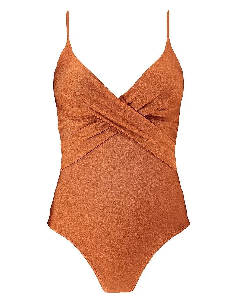 TRAJE DE BAñO BARTS ISLA SHAPING ONE PIECE  RUST  WOMEN´S