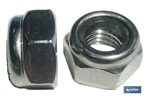 TUERCA AUTOBLOCANTE INOX A4