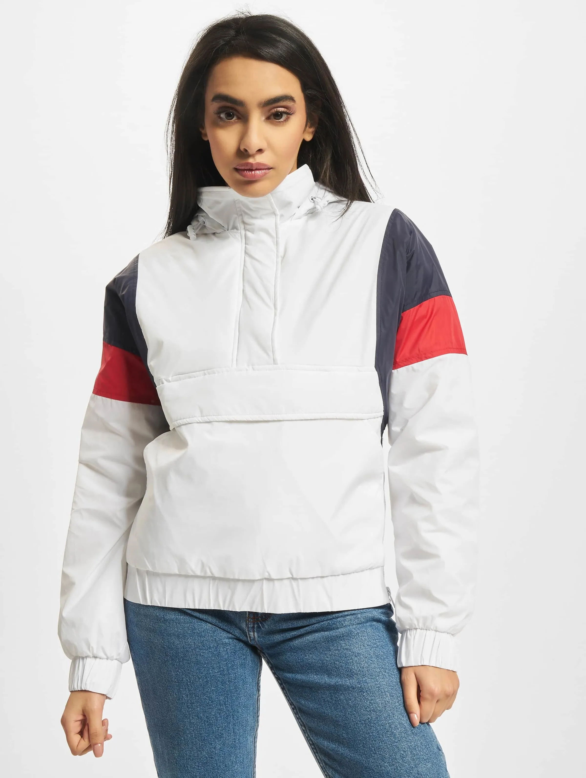 URBAN CLASSICS LADIES 3TONE PADDED PULL OVER