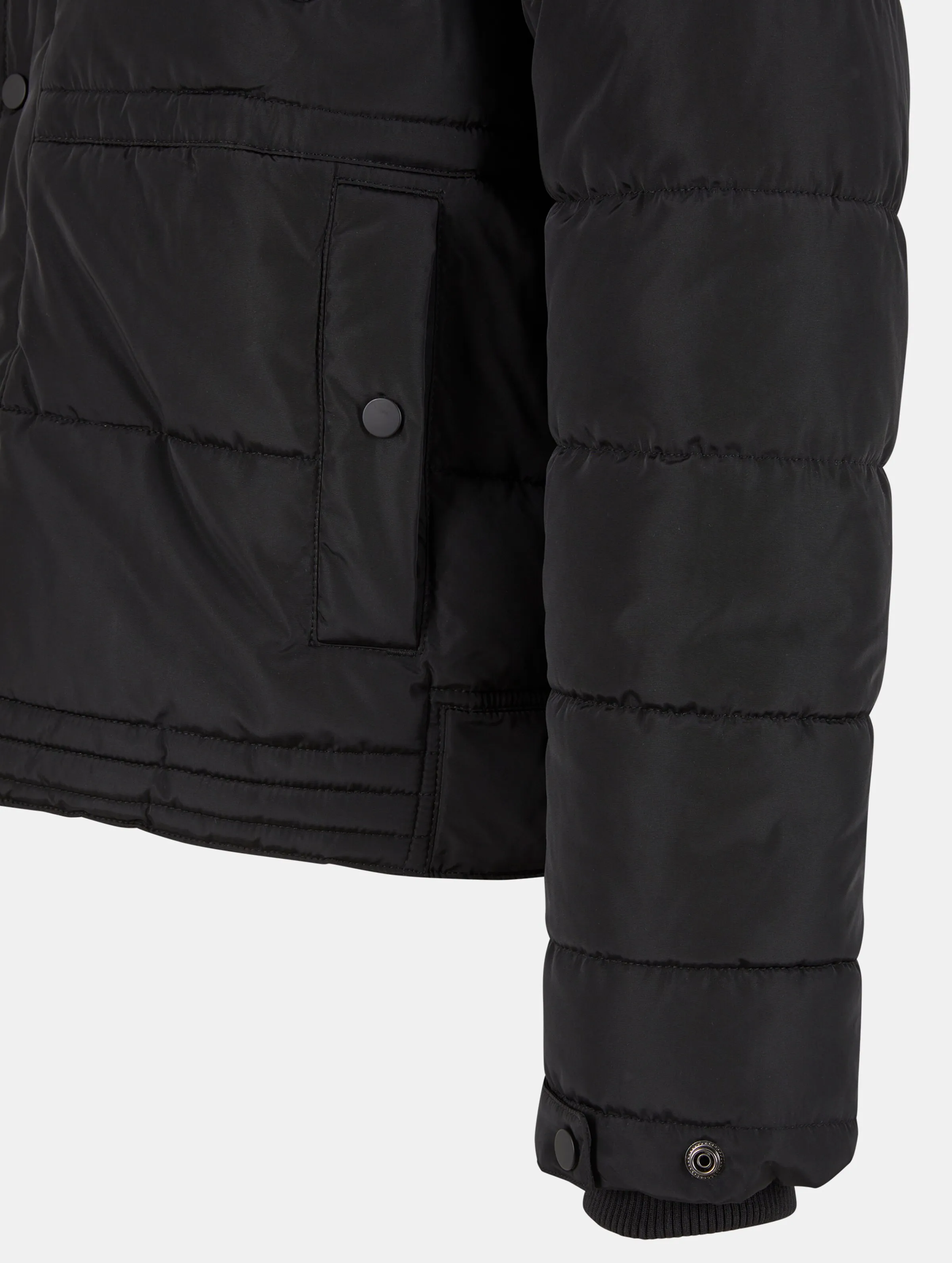 Urban Classics Urban Classics With Detachable Fur Collar Puffer Jackets