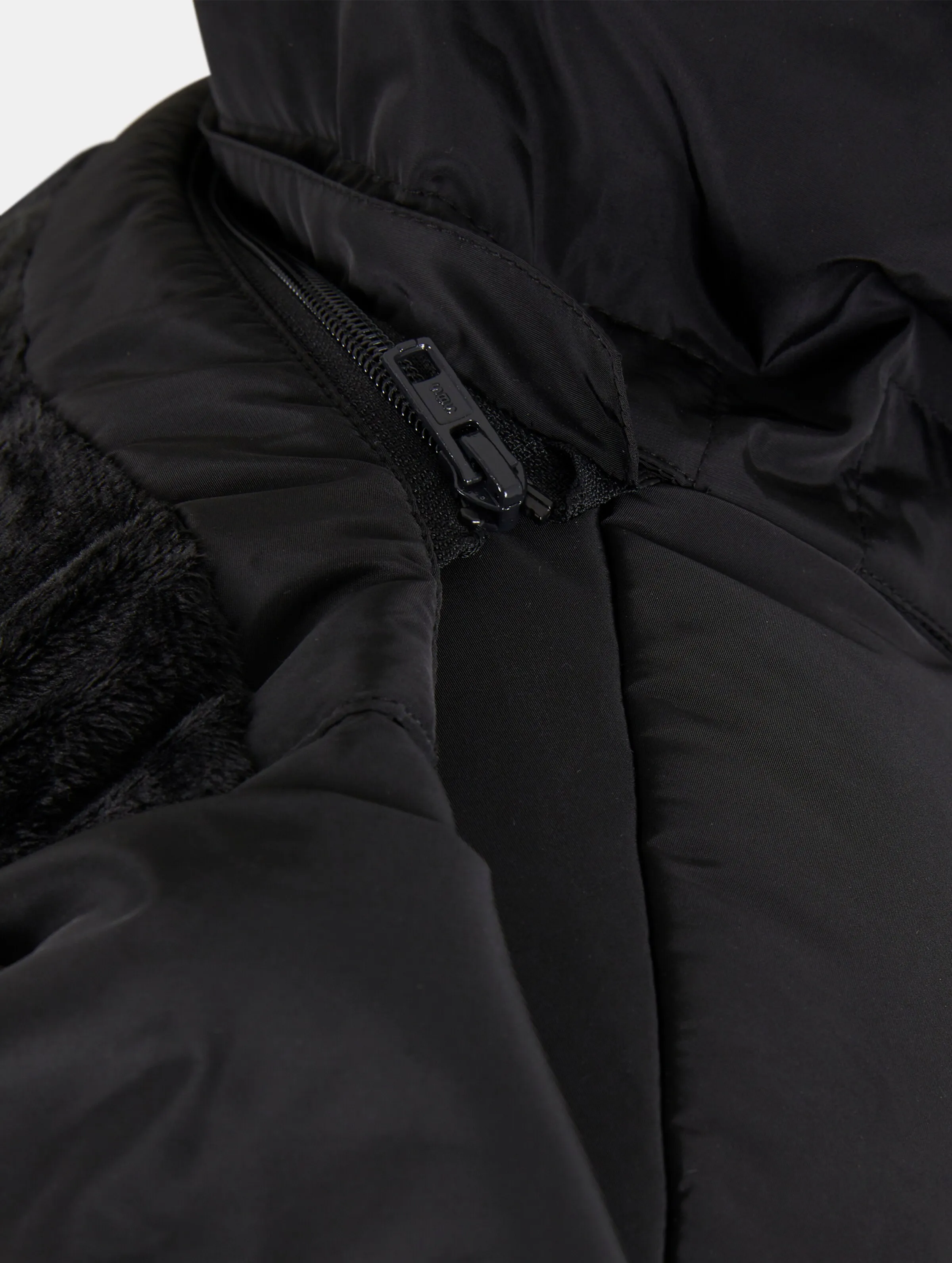 Urban Classics Urban Classics With Detachable Fur Collar Puffer Jackets