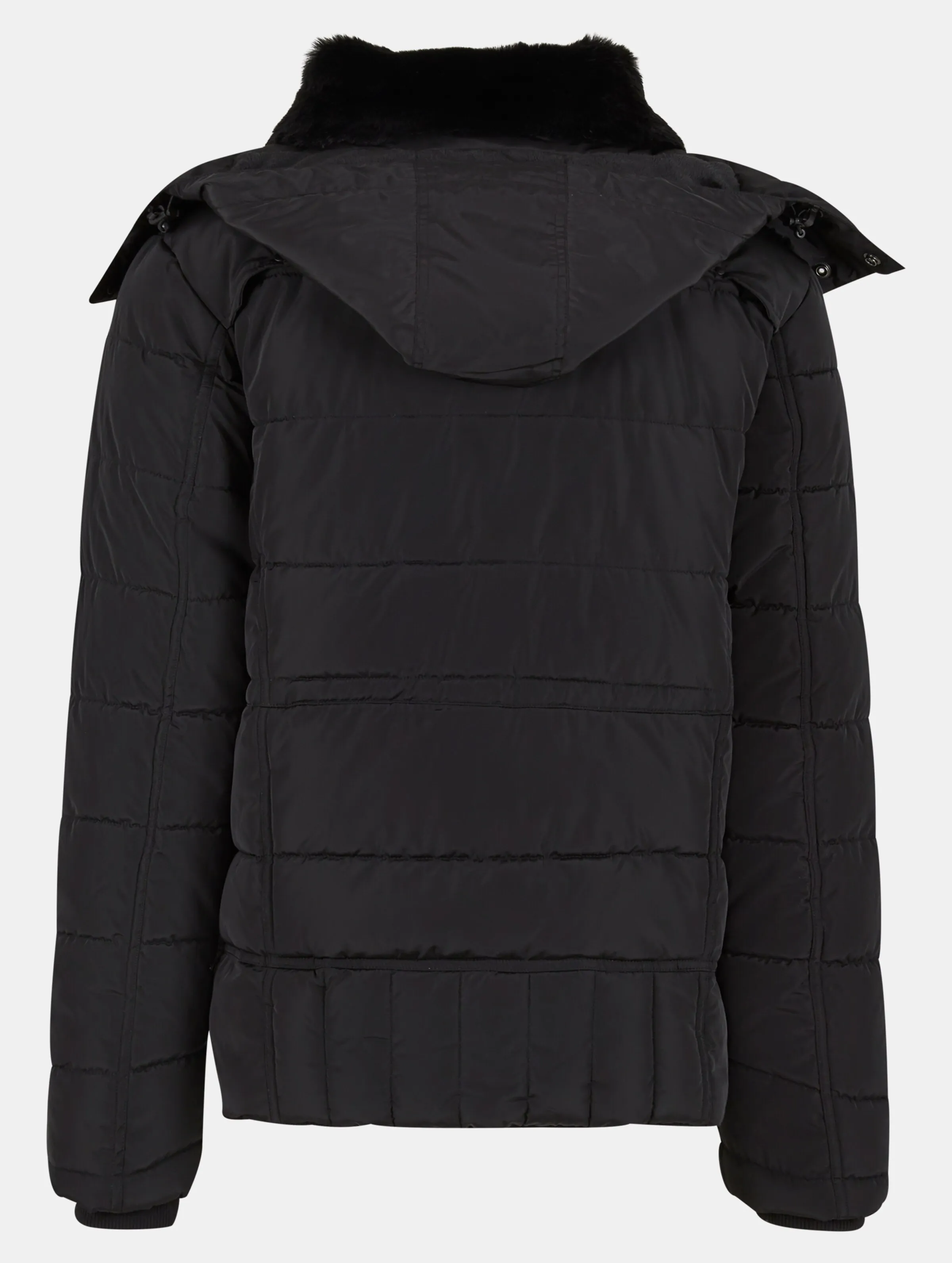 Urban Classics Urban Classics With Detachable Fur Collar Puffer Jackets