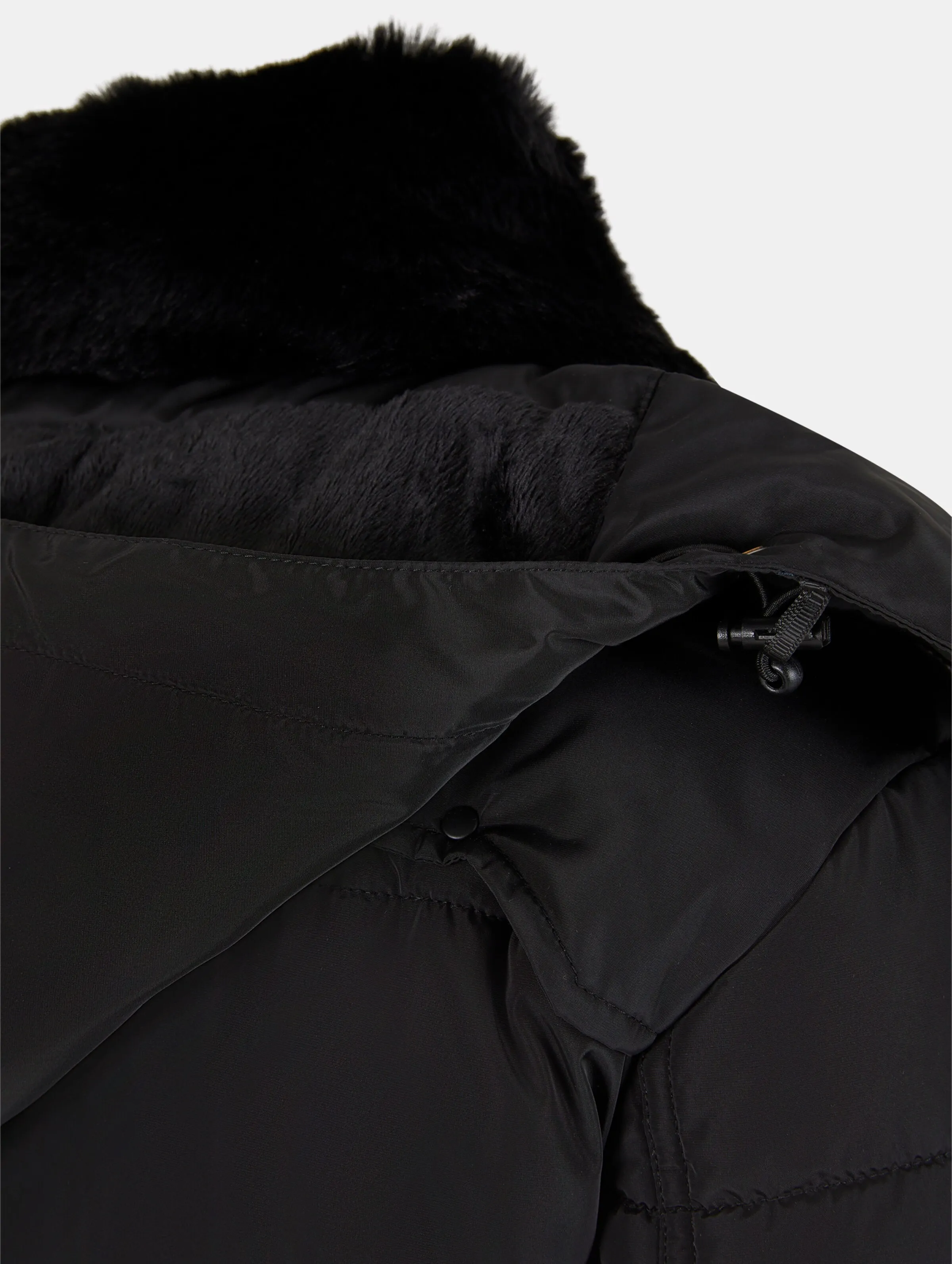 Urban Classics Urban Classics With Detachable Fur Collar Puffer Jackets