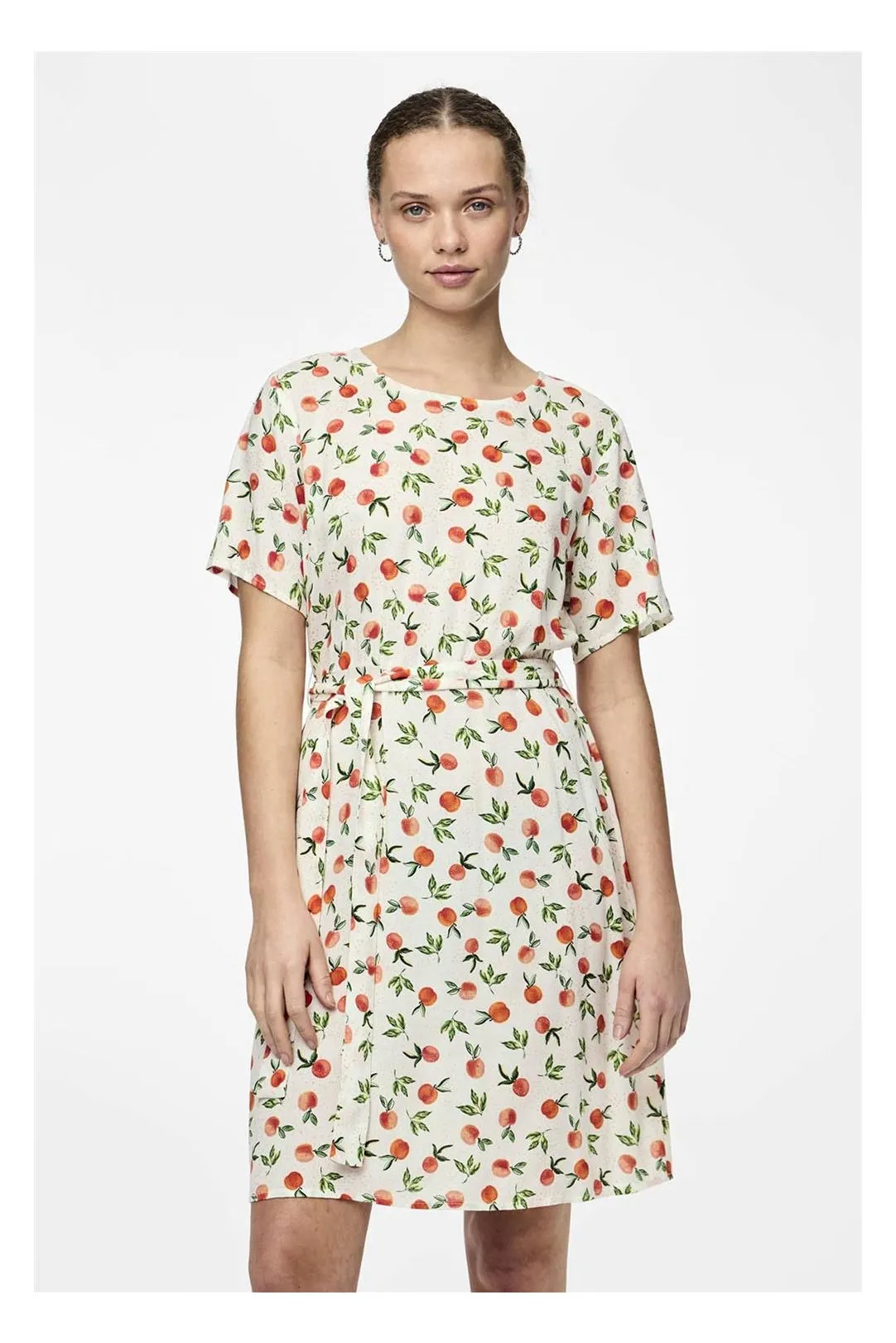 VESTIDO CORTO PIECES PCNYA BLANCO