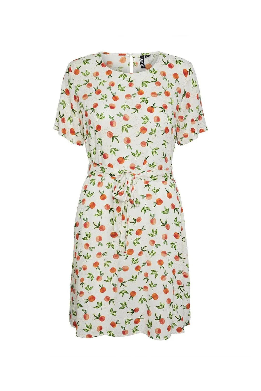 VESTIDO CORTO PIECES PCNYA BLANCO