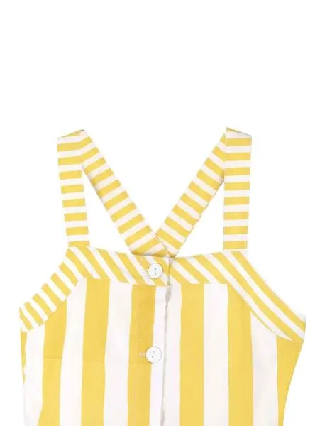 vestido mayoral summer amarillo para niña