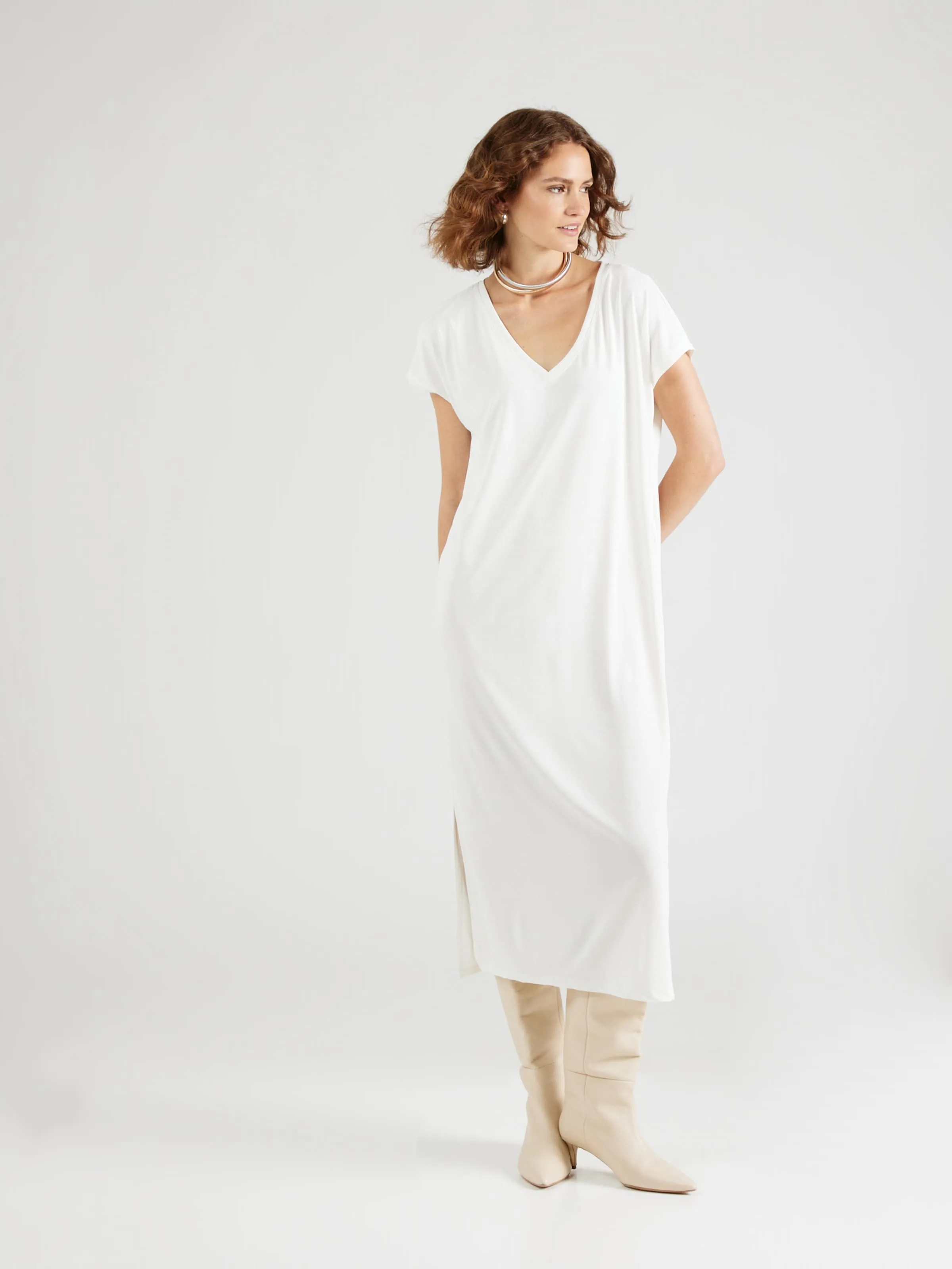 Vestido 'PCANORA' PIECES en Blanco