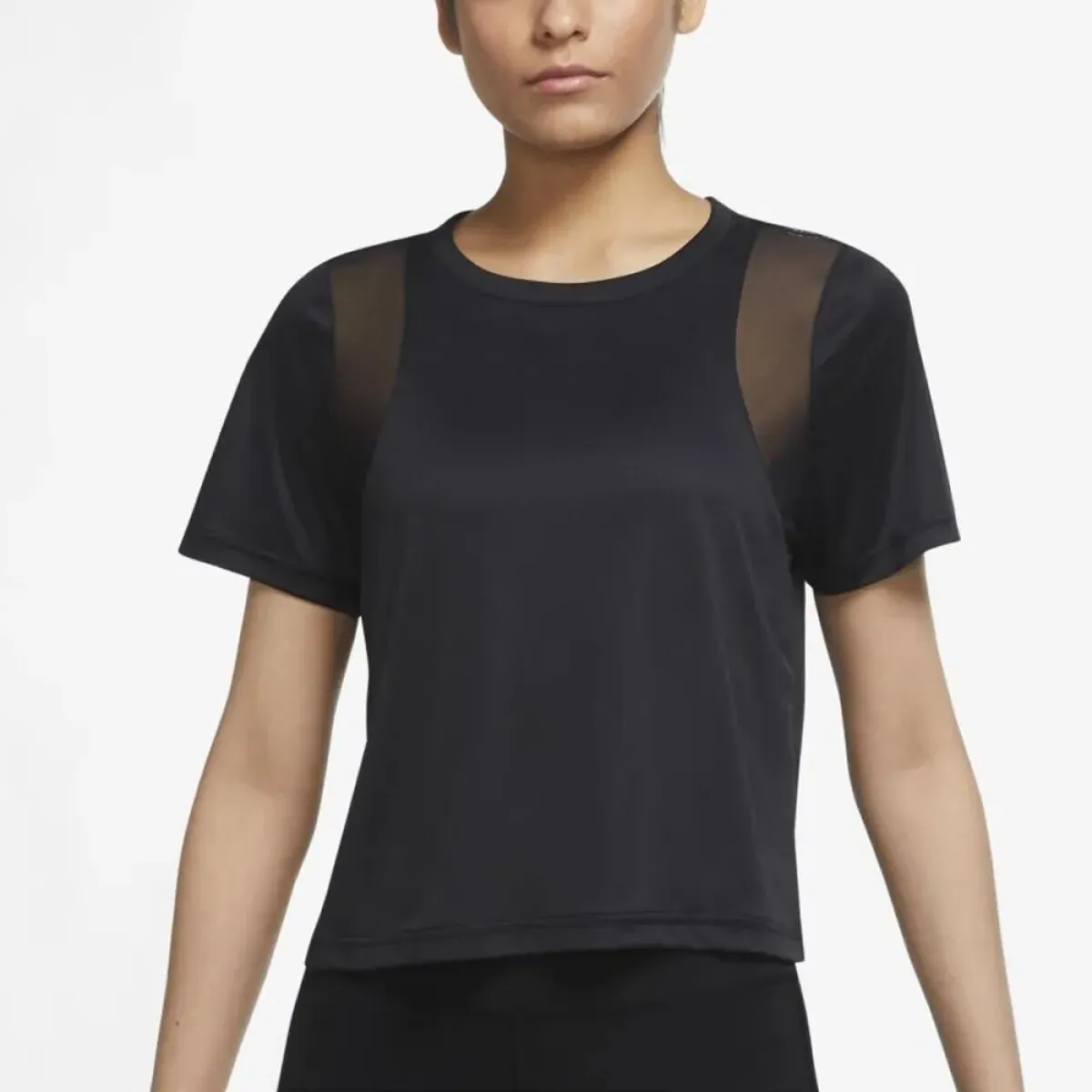 W NY DF TOP MESH  BLACK