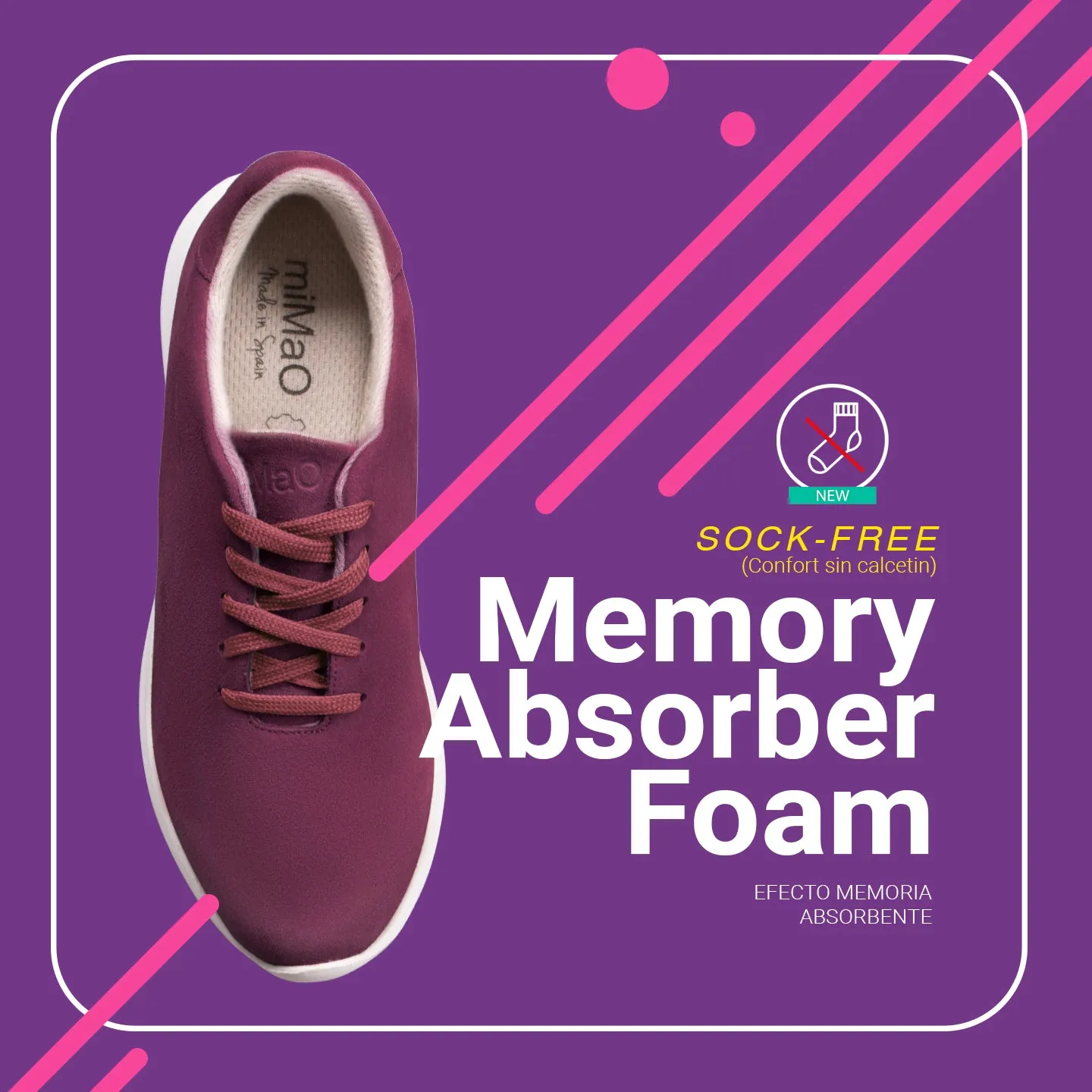 WALK – Zapatillas cómodas de mujer NEGRO