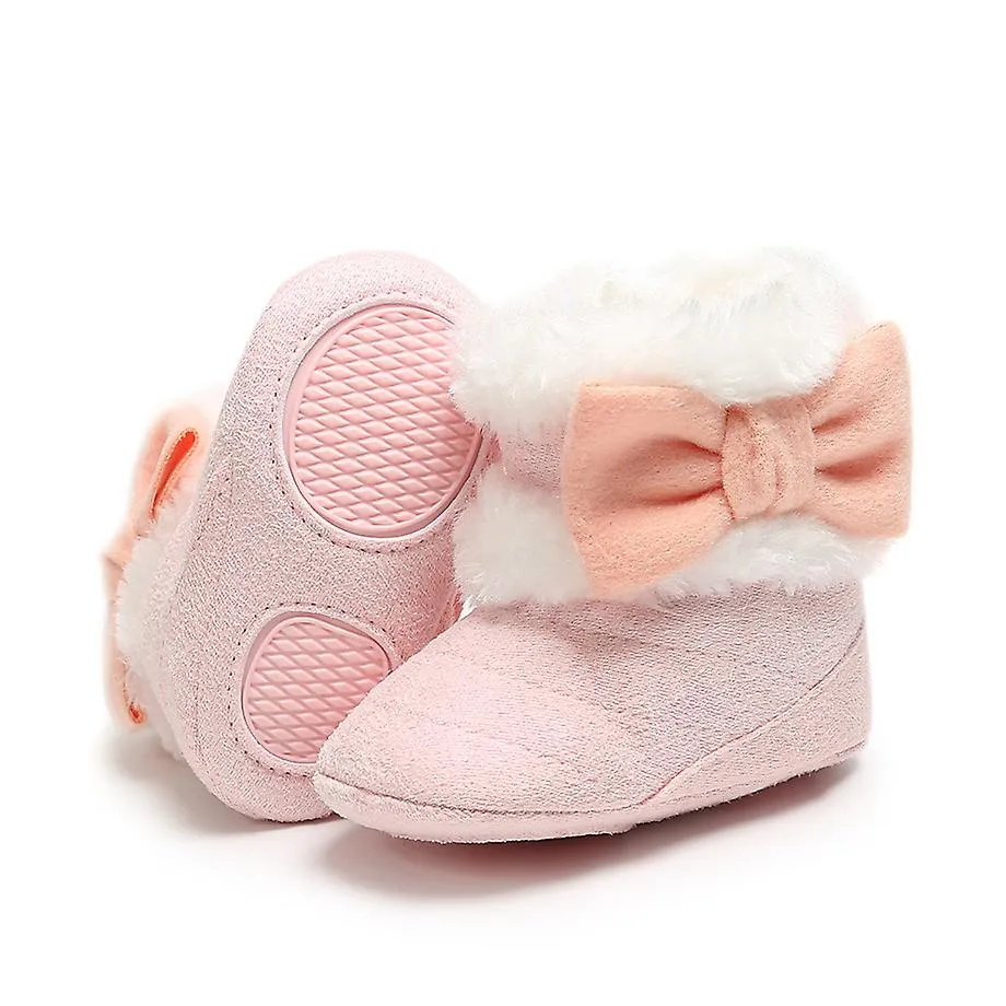 WINTER CHILDREN'S THICK NONSLIP WARM BOOTS (PINK, 12CM) 1 PIECES