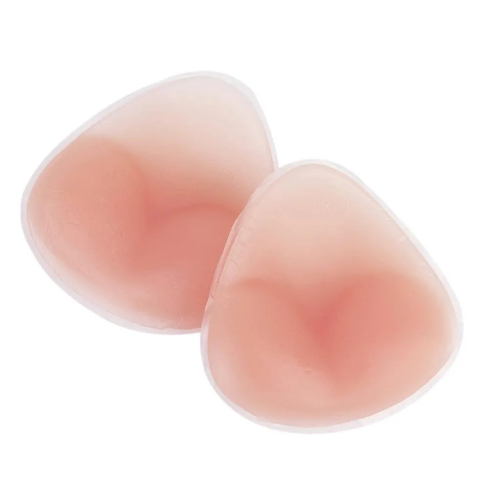 WOMEN'S LADIES REUSABLE SELFADHESIVE PUSH UP SILICONE BUST FRONT CLOSURE SEXY VSHAPE BACKLESS STRAPLESS INVISIBLE BRA  SI