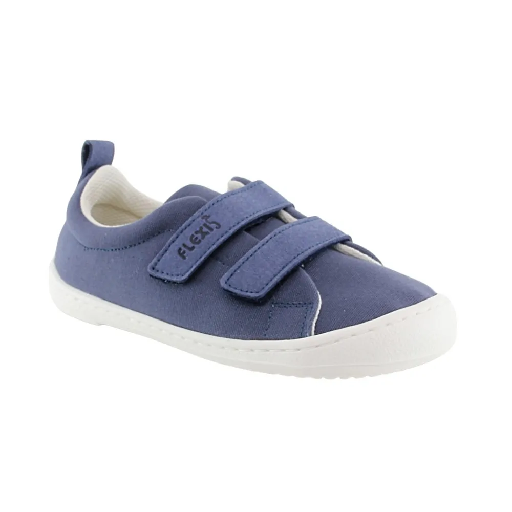 ZAPATILLAS BAREFOOT DE LONA FLEXI NENS 9110R AZUL