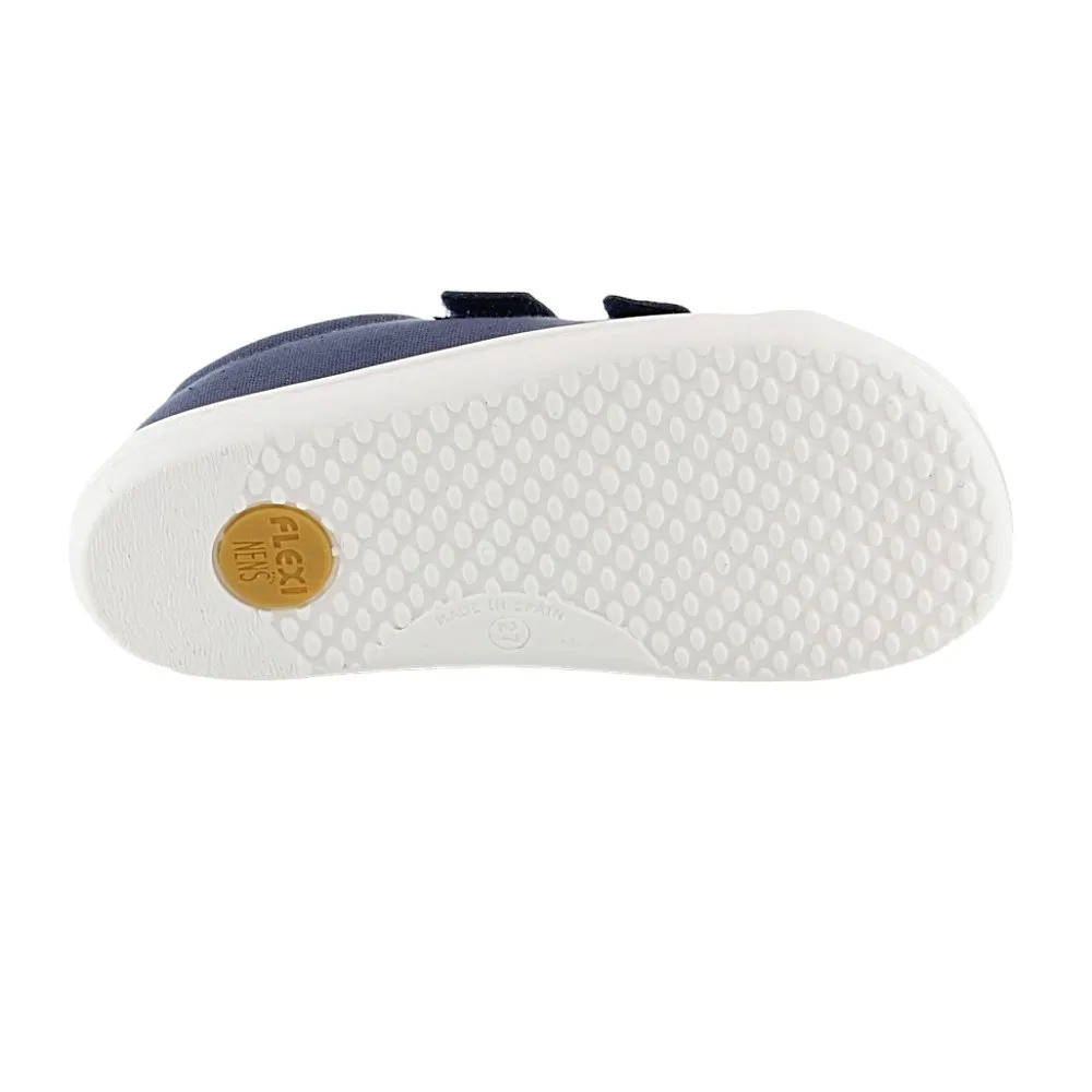 ZAPATILLAS BAREFOOT DE LONA FLEXI NENS 9110R AZUL