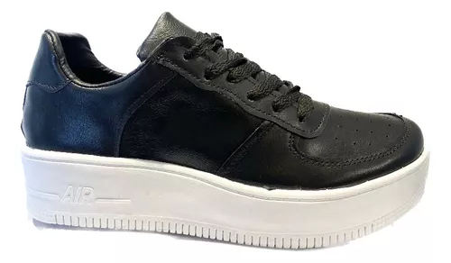 ZAPATILLAS DE MUJER LIVIANAS CóMODAS MODA NEGRO ART260