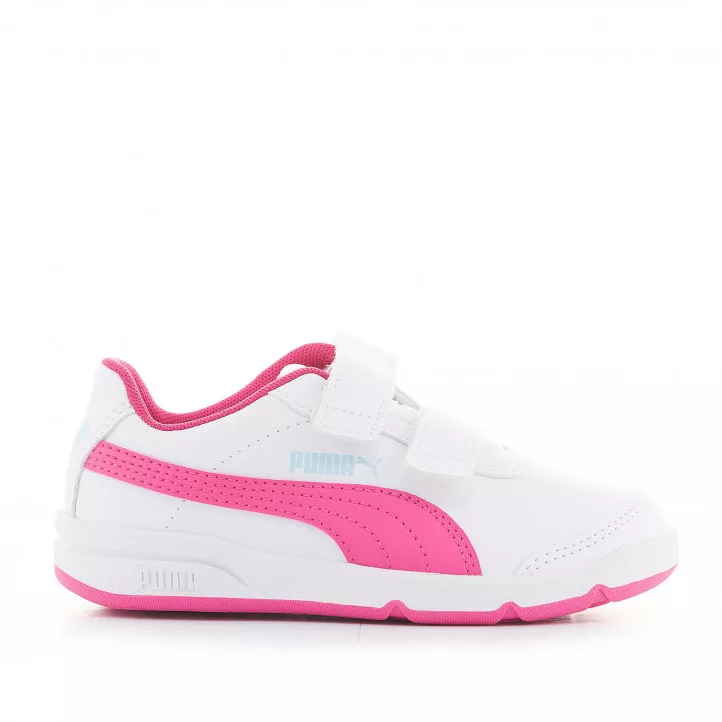 Zapatillas deporte Puma Stepfleex 2 blancas y rosas