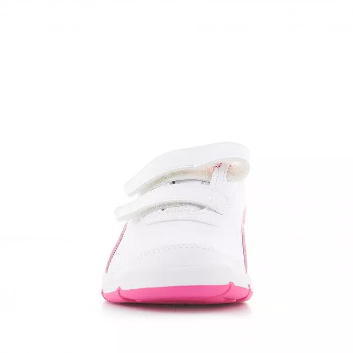Zapatillas deporte Puma Stepfleex 2 blancas y rosas