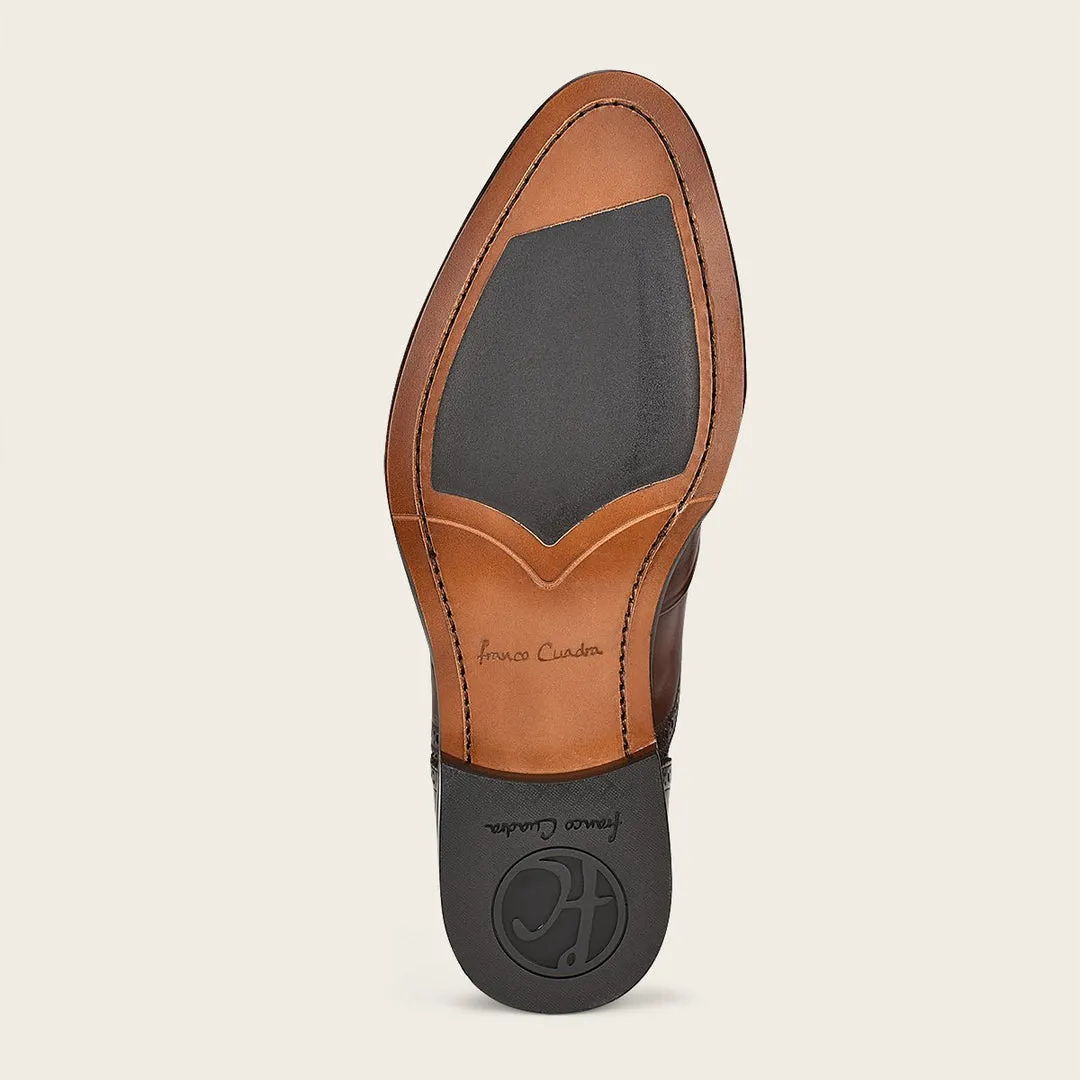 Zapato de vestir en piel genuina